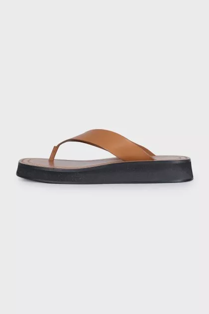 Brown Ginza Slippers