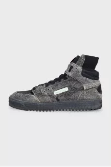 Off Court 3.0 Leather High-top Sneakers