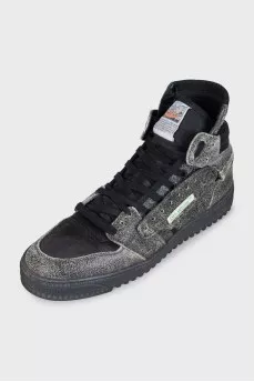 Off Court 3.0 Leather High-top Sneakers