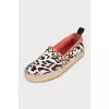 Animalistic espadrilles
