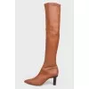 High Brown Brown Boots Caleb