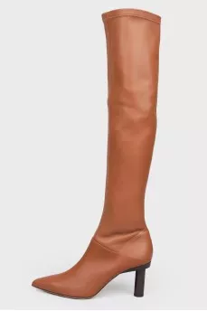 High Brown Brown Boots Caleb