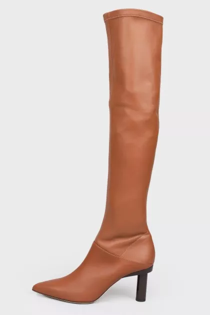 High Brown Brown Boots Caleb