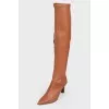 High Brown Brown Boots Caleb