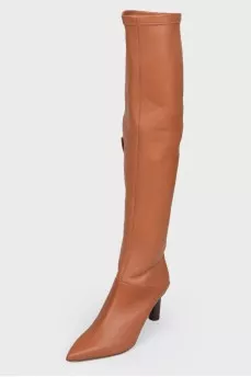 High Brown Brown Boots Caleb
