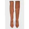 High Brown Brown Boots Caleb