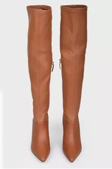 High Brown Brown Boots Caleb