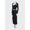 Le Haut Peplo Skirt Suit