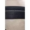 Men's canvas bag with signature print