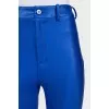 Slim-fit blue trousers