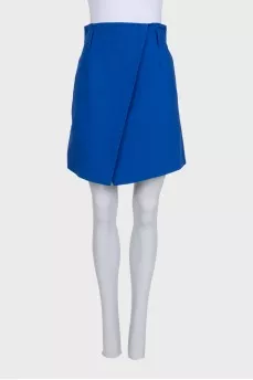 A-line skirt with a slit