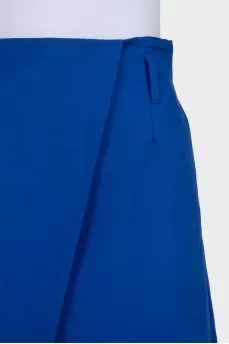 A-line skirt with a slit