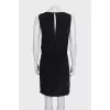Silk black sleeveless dress