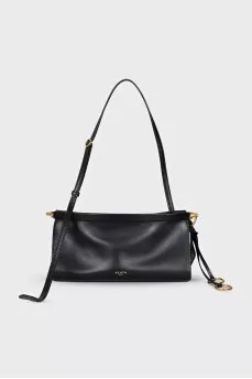 Le Click East West Leather bag