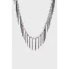 Chunky silver necklace