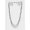 Chunky silver necklace