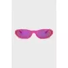 Narrow pink sunglasses