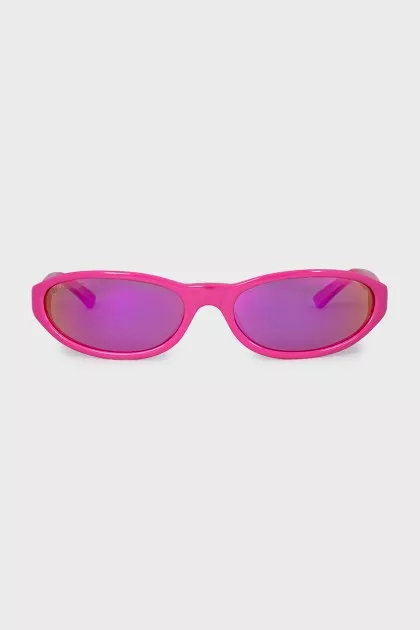 Narrow pink sunglasses