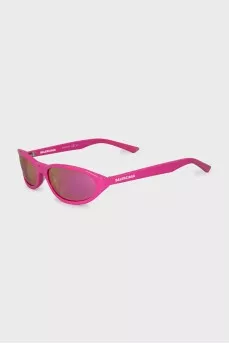 Narrow pink sunglasses