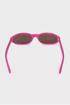 Narrow pink sunglasses