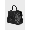 Black GG Marmont satchel