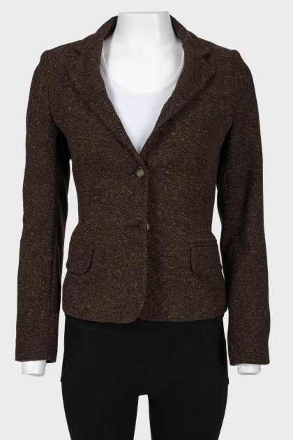 Brown wool jacket