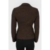 Brown wool jacket