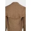 Gold ribbed cardigan