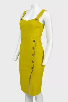 Light green sundress with buttons