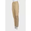 Skinny jeans with contrasting inserts