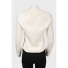 White jacket with lace