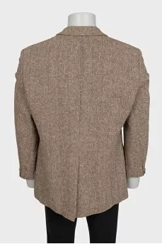 Men's wool and silk jacket