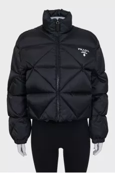 Чорна куртка Re-Nylon Gabardine