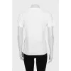 Straight-cut T-shirt with an accent print
