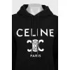Black sweatshirt with brand logo