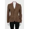 Brown wool jacket