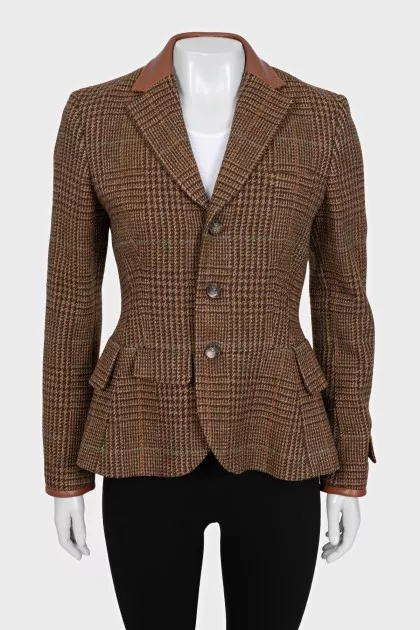 Brown wool jacket