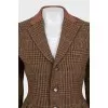 Brown wool jacket
