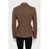 Brown wool jacket