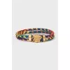 Medusa Leather Bracelet