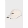 White cap with logo