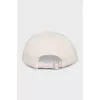 White cap with logo