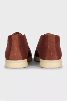 Open Walk Suede Loafers