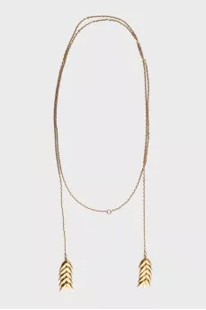 Golden necklace with ears of corn