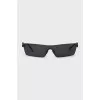 Rimless sunglasses with logo