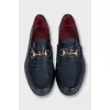 Men's crocodile leather loafers