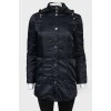 Dark blue jacket with golden buttons