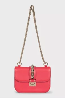 Розовая сумка Rockstud Glam Lock