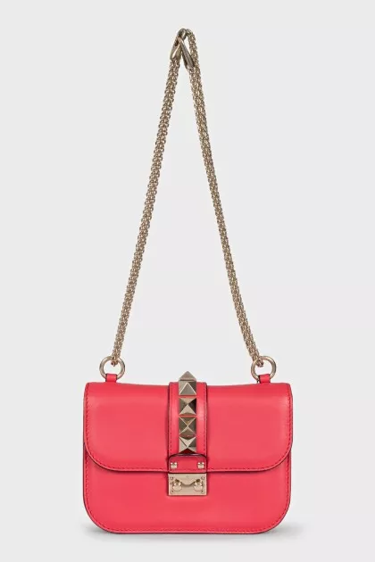 Розовая сумка Rockstud Glam Lock