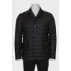 Men's brown jacket with patch pockets